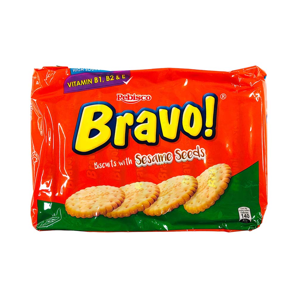 Rebisco Bravo Biscuits With Sesame Seeds 10s