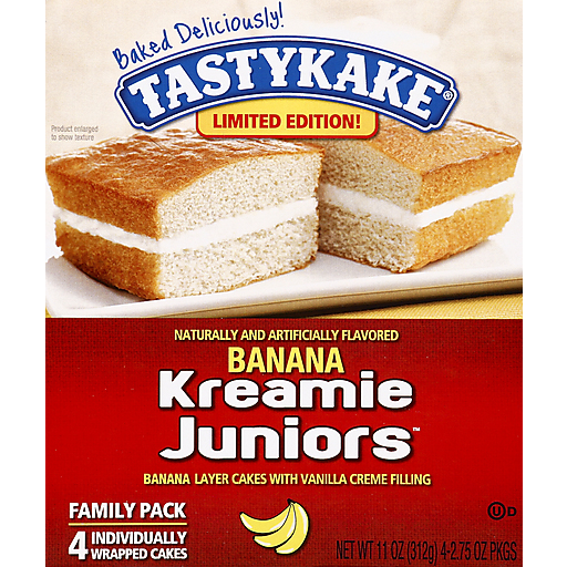 Banana Layer Cakes with Vanilla Creme Filling, Banana