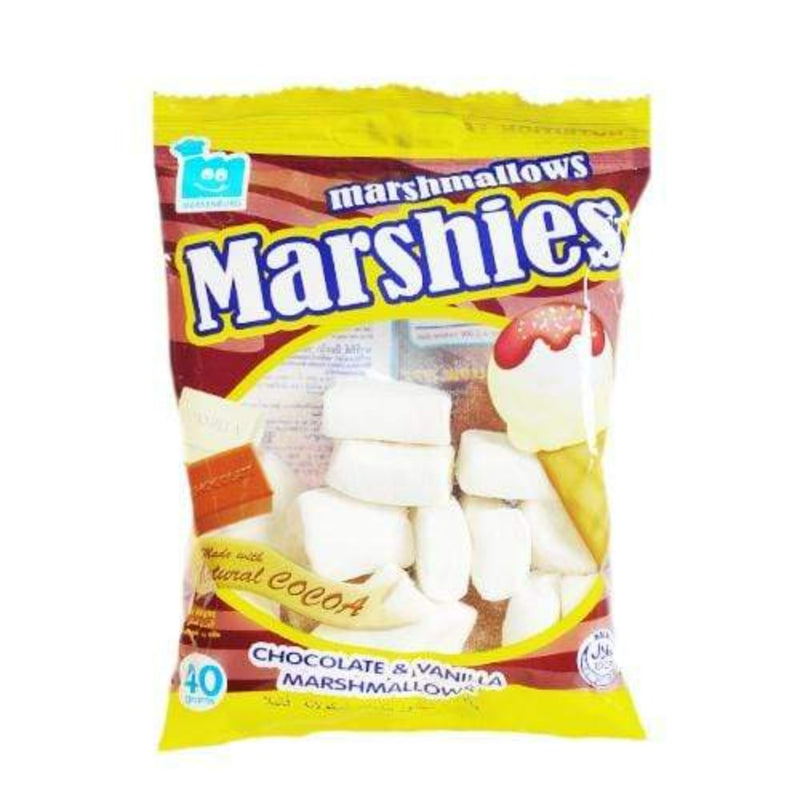 Markenburg Marshies Marshmallows Chocolate And Vanilla 40g