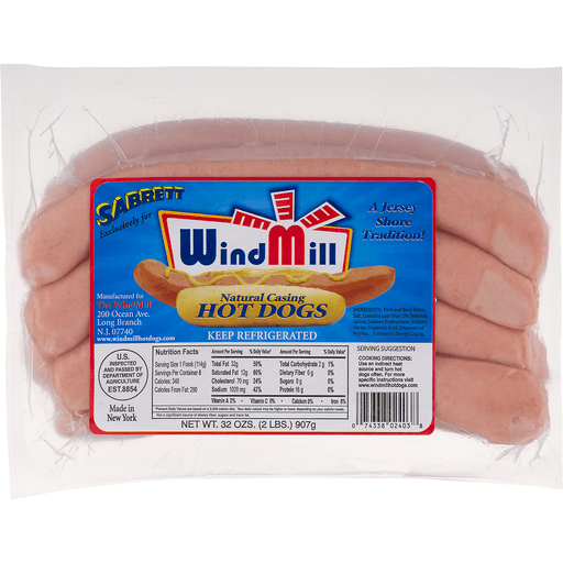 Photo of Sabrett WindMill Natural Casing Hot Dogs