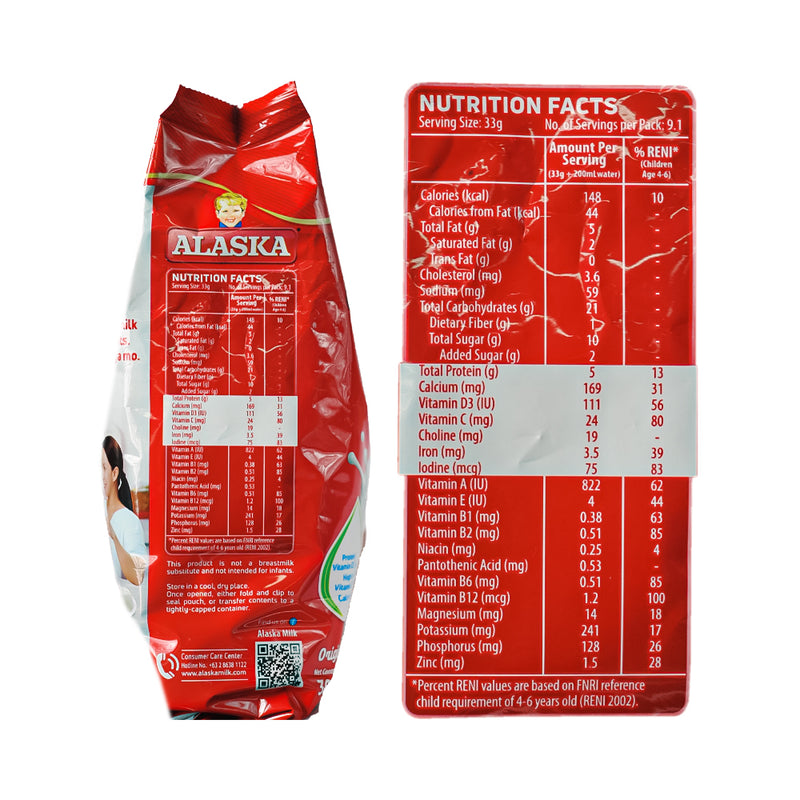 Alaska Fortified Powdered Filled Milk 300g
