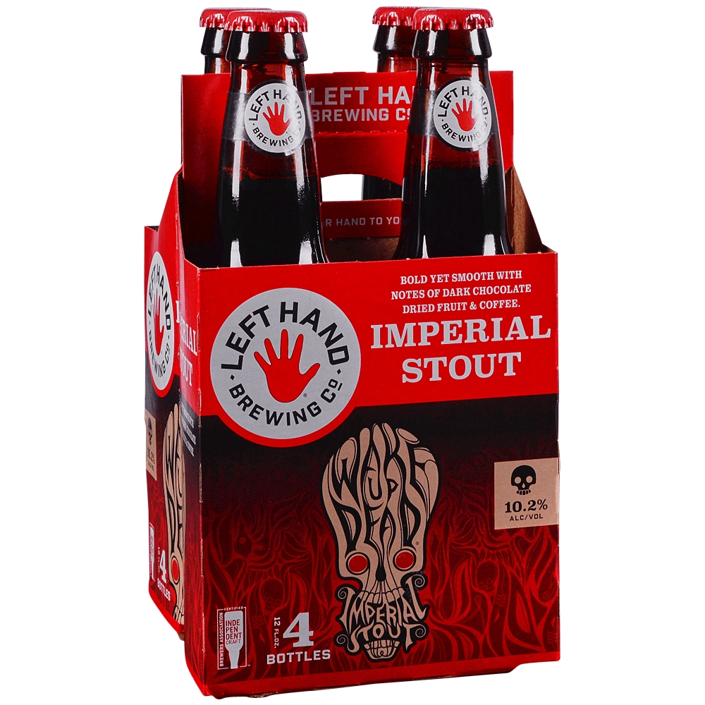Left Handed Brew Left Hand Brewing Co. Wake Up Dead Imperial Stout (4 Pack 12oz Cans ...