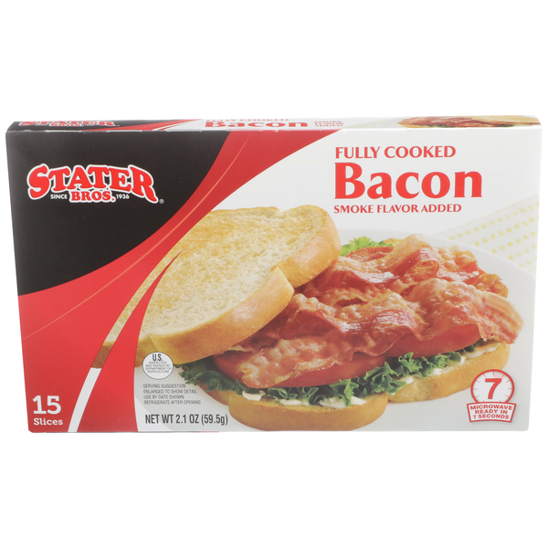 Smoke Flavor Fully Cooked Bacon, Smoke