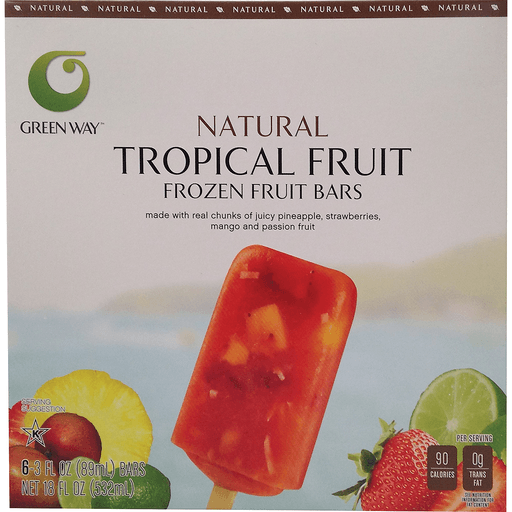 Frozen Fruit Bars, Tropical Fruit