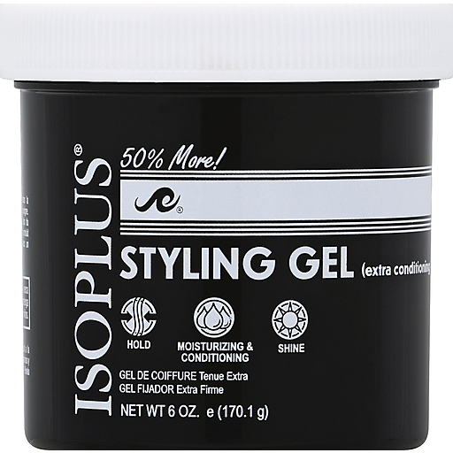 Photo of Isoplus Extra Conditioning Dark Hold Styling Gel - 6 Oz