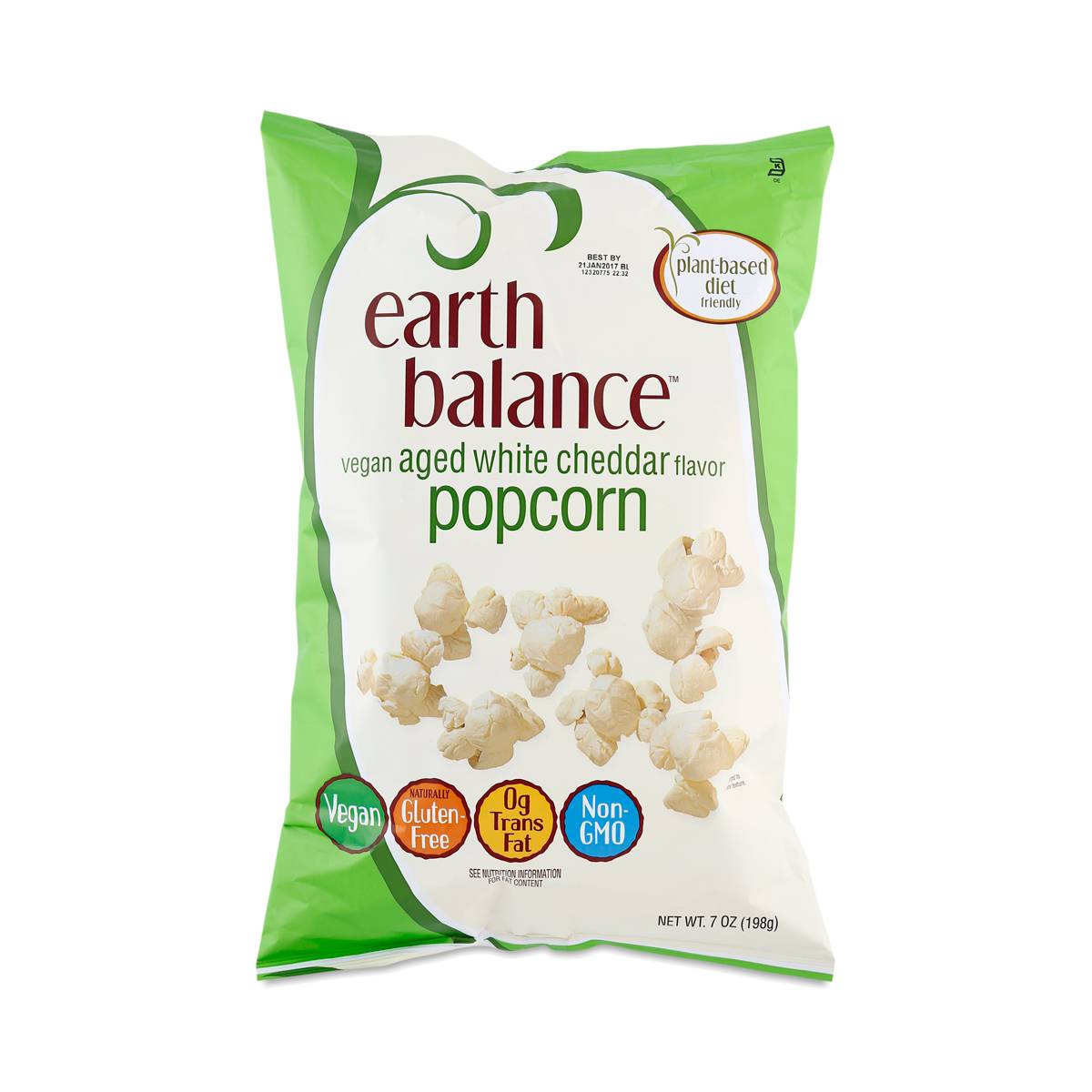Earth Balance, Vegan Aged Popcorn, White Cheddar, White Cheddar