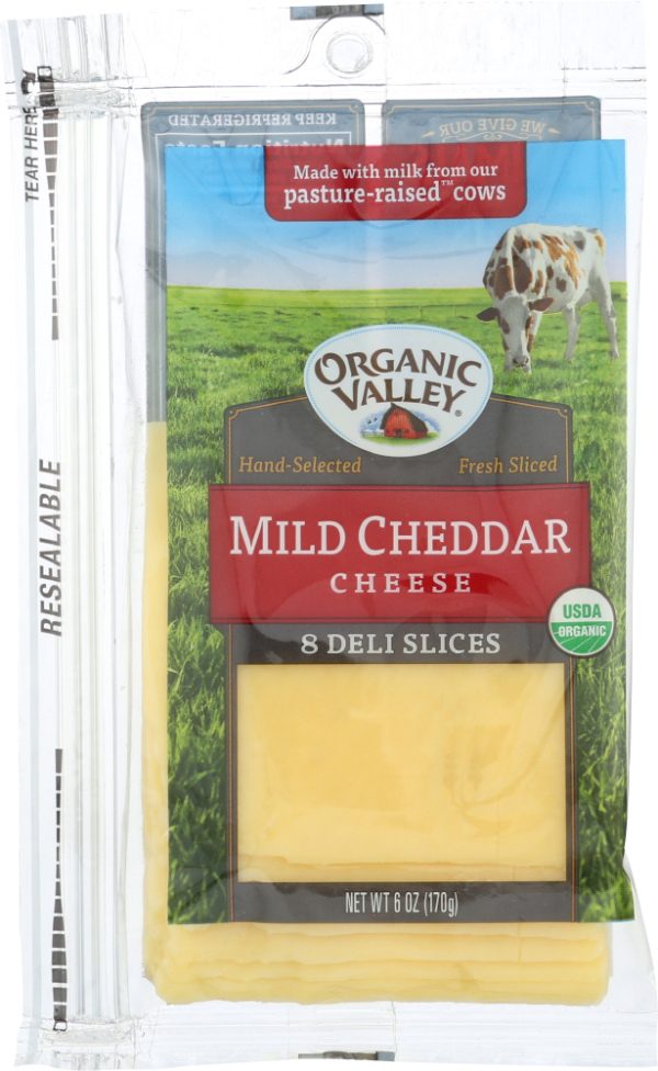 Organic Valley, Mild Cheddar Deli Slices Cheese
