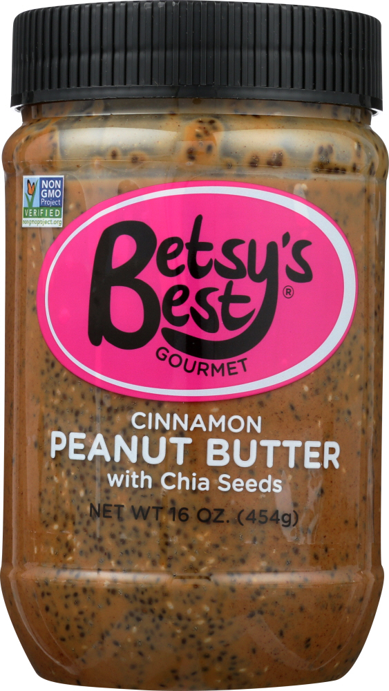Gourmet Cinnamon Peanut Butter W Chia Seeds By