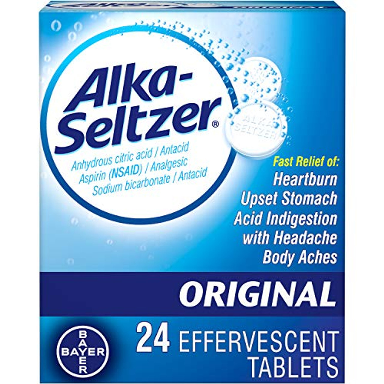 Bayer Healthcare LLC Alka-Seltzer Original Effervescent Tablets