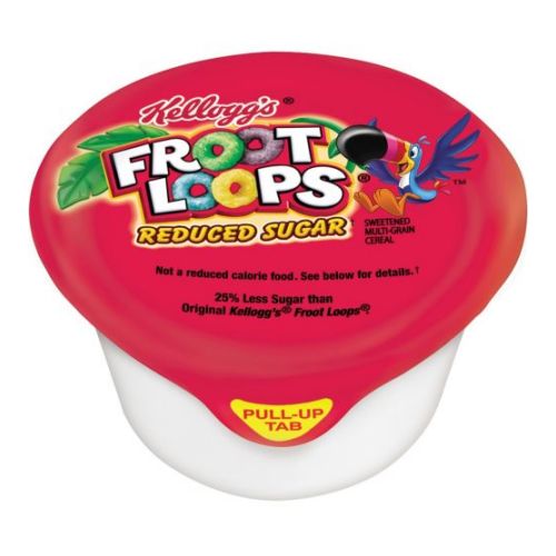 Kellogg's Froot Loops Cereal Reduced Sugar Bowl Whole Grain 1 Oz