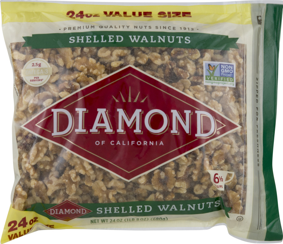 Diamond, Shelled Walnuts