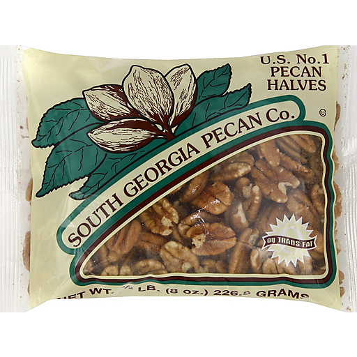 South Georgia Pecan Halves Pecans 8 Oz