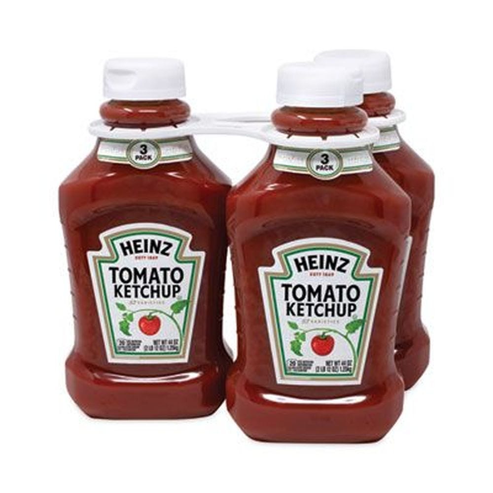 Photo of Heinz Tomato Ketchup, 44 Ounce Squeeze Bottle -- 2 Per Pack