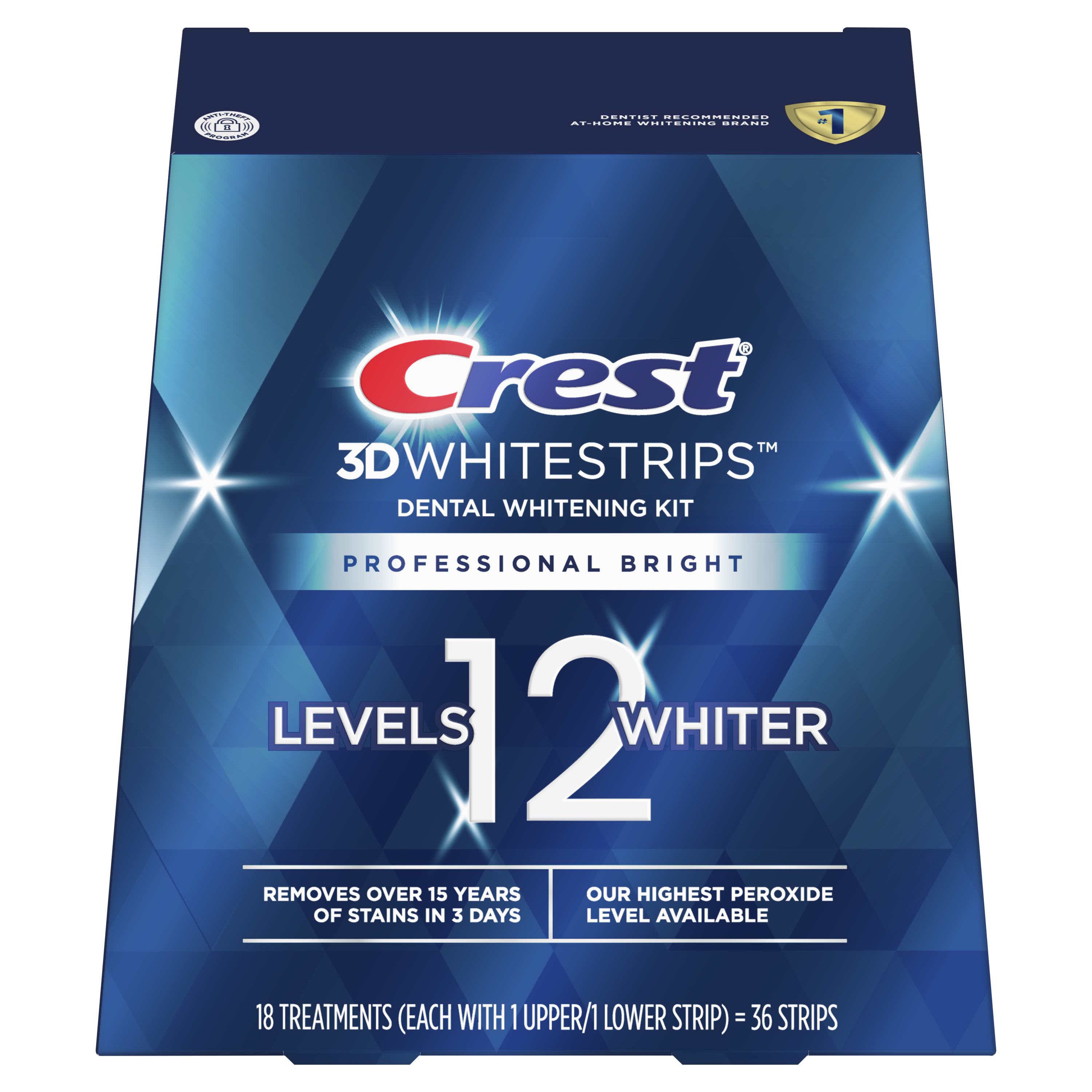 Crest Whitestrips - Professional Bright - 36 Strips