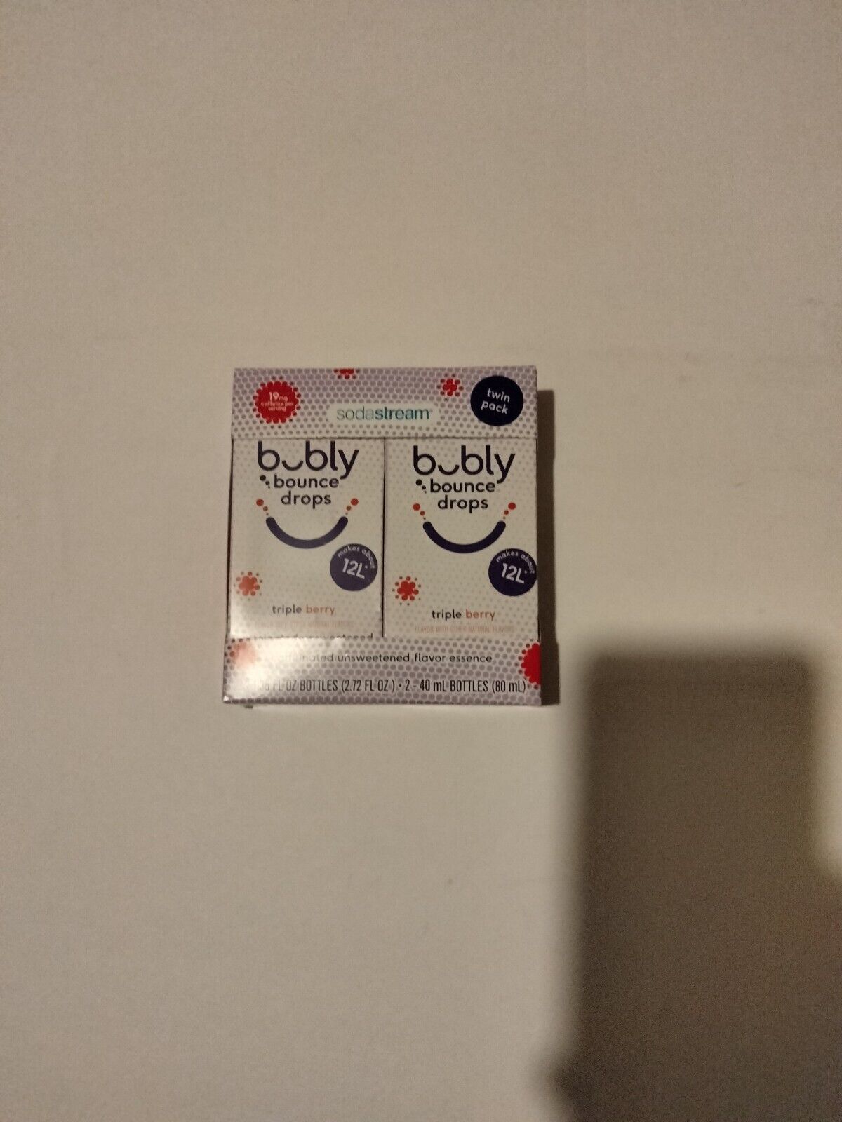 Triple Berry Caffeinated Unsweetened Flavor Essence Drops, Triple Berry