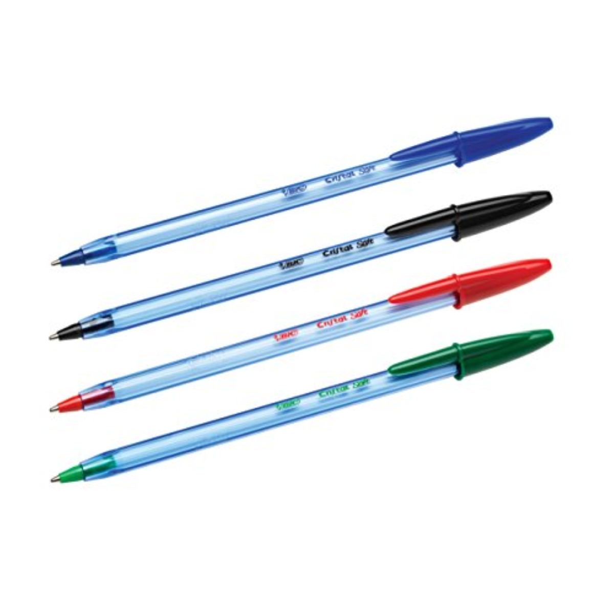 Photo of BIC Balpen Cristal Soft, Inktkleur: Rood
