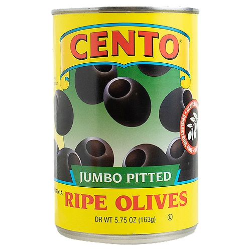 Cento, Jumbo Pitted California Ripe Olives