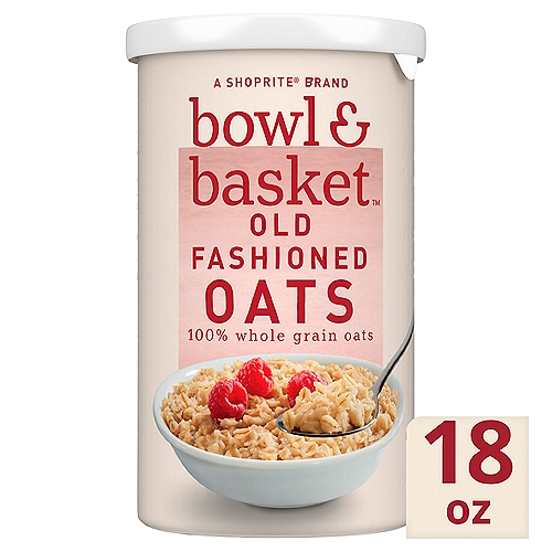 ShopRite Bowl & Basket Old Fashioned Oats, 18 Oz
