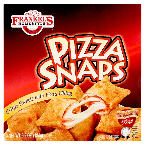 Crispy Pockets with Pizza Filling Pizza Snaps, Crispy Pockets with Pizza Filling