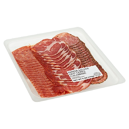 Pepper Salami, Hot Coppa and Calabrese, 6 Oz