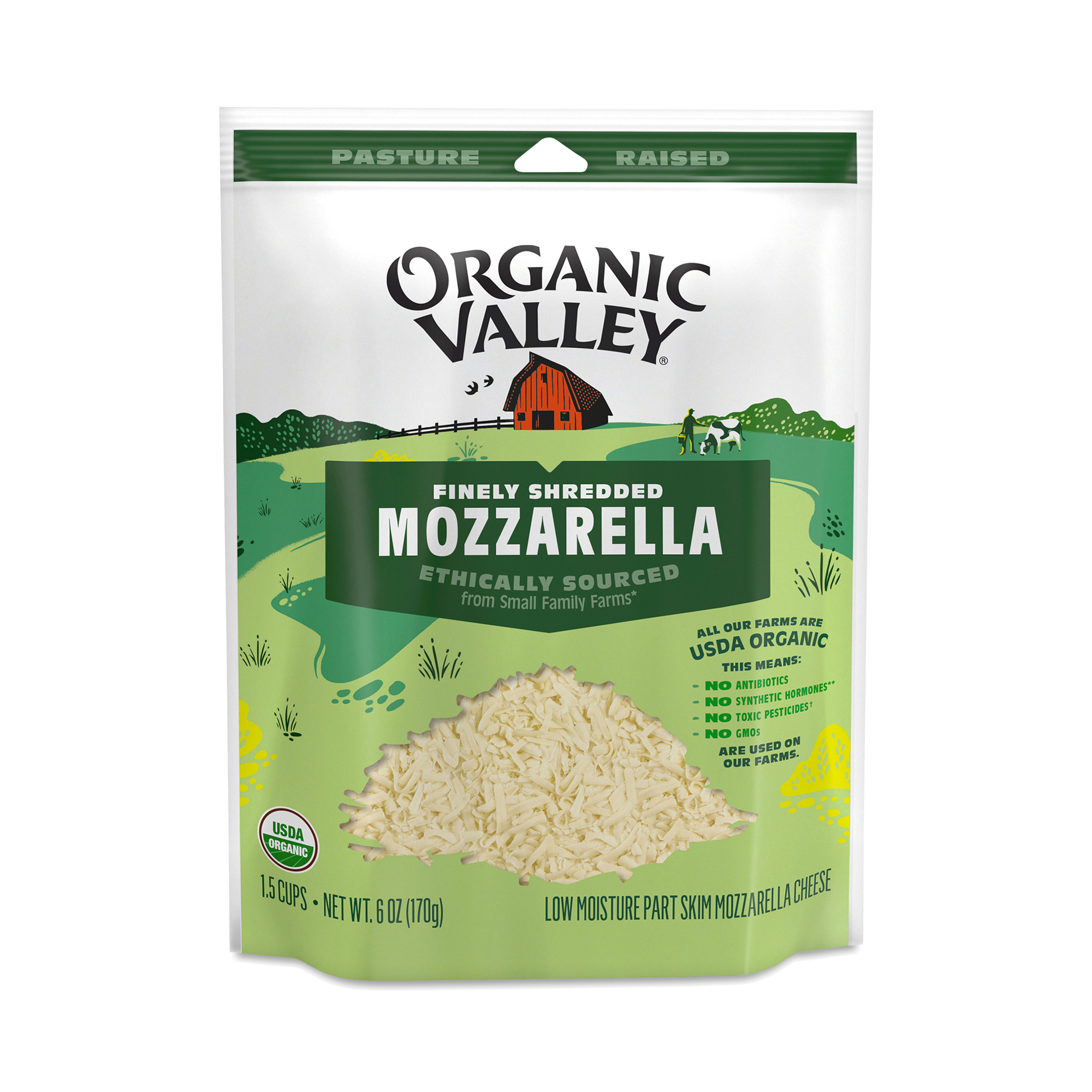 Mozzarella Finely Shredded Low Moisture Part Skim Cheese, Mozzarella