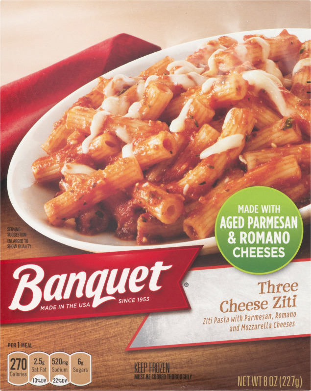 Banquet Basic Three Cheese Zita, 8 Oz