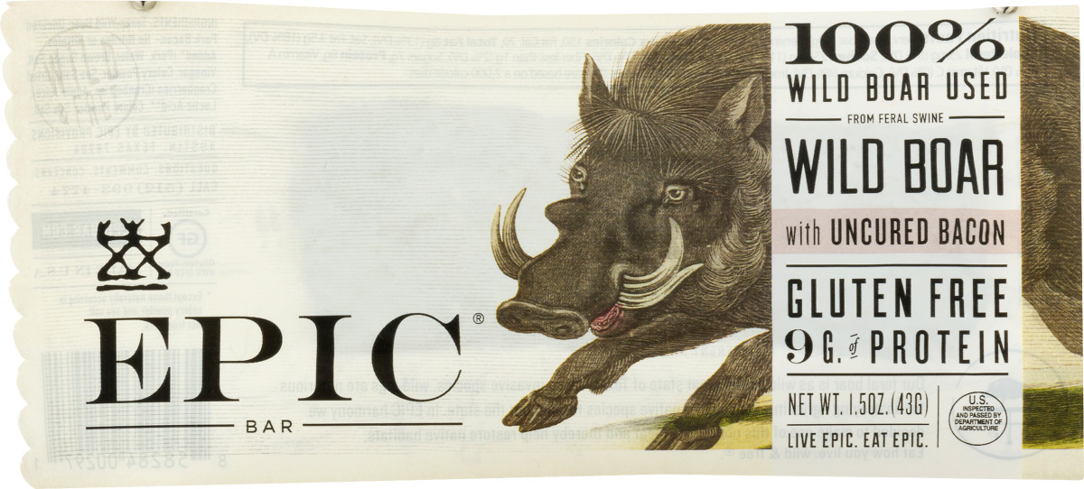 Wild Boar with Uncured Bacon Bar