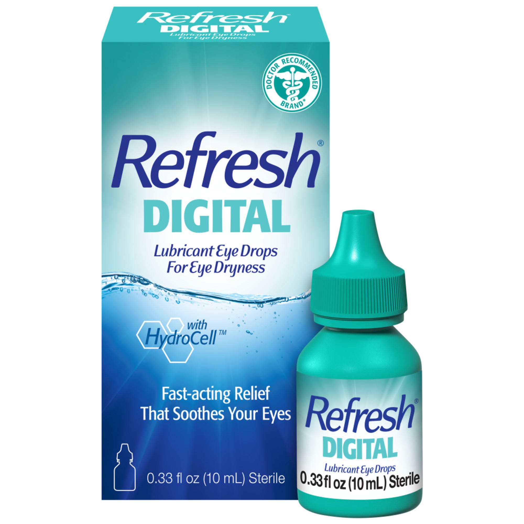 Refresh - Digital Lubricant Eye Drops - 0.33 Floz