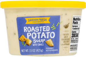 Roasted Potato Soup with Chives, Roasted Potato