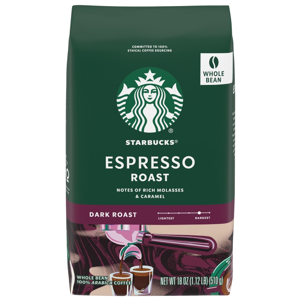 Photo of Starbucks Espresso Dark Roast Whole Bean Coffee