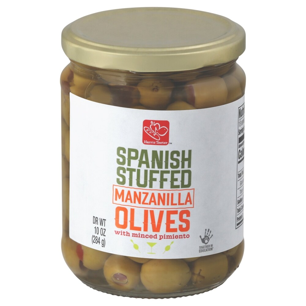 Spanish Stuffed Manzanilla Olives with Minced Pimiento, Minced Pimiento