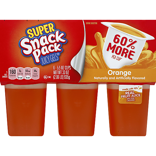 Orange Juicy Gels, Orange