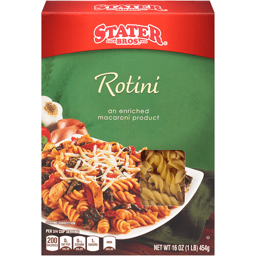 Enriched Macaroni Product, Rotini