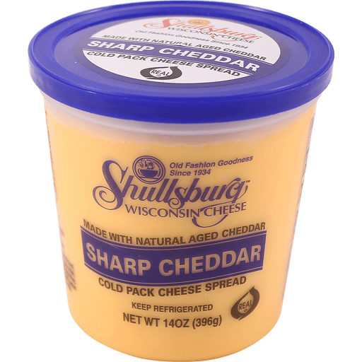 Sharp Cheddar Cold Pack Cheese Spread, Sharp Cheddar