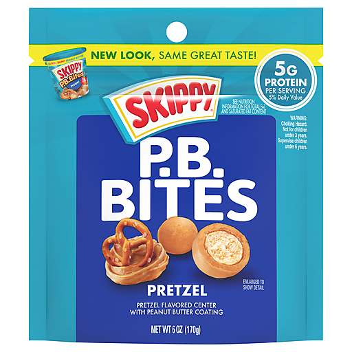 Pretzel Flavored Center with Peanut Butter Coating, Pretzel
