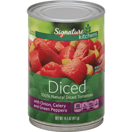 Signature Select Diced Tomatoes - 021130338122