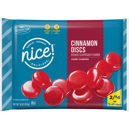 Cinnamon Discs Hard Candies, Cinnamon Discs