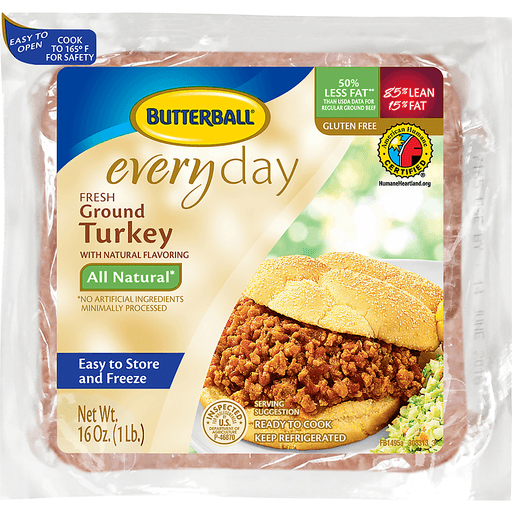 Fresh Ground Turkey with Natural Flavoring