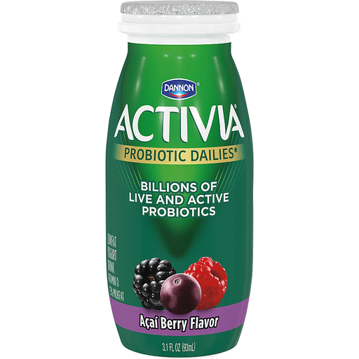 Acai Berry Flavor Probiotic Dailies Lowfat Yogurt Drink, Acai Berry