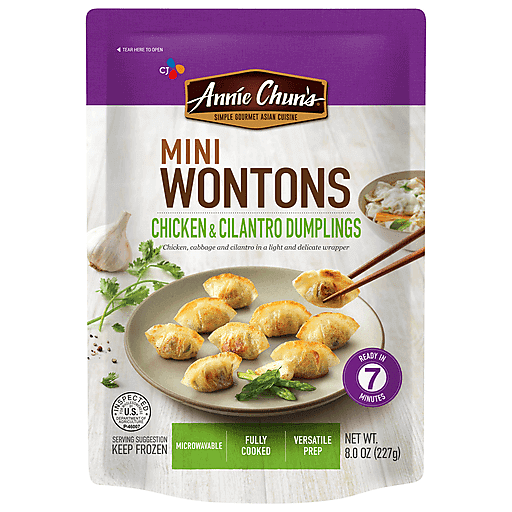 Chicken & Cilantro Dumplings Mini Wontons, Chicken & Cilantro Dumplings