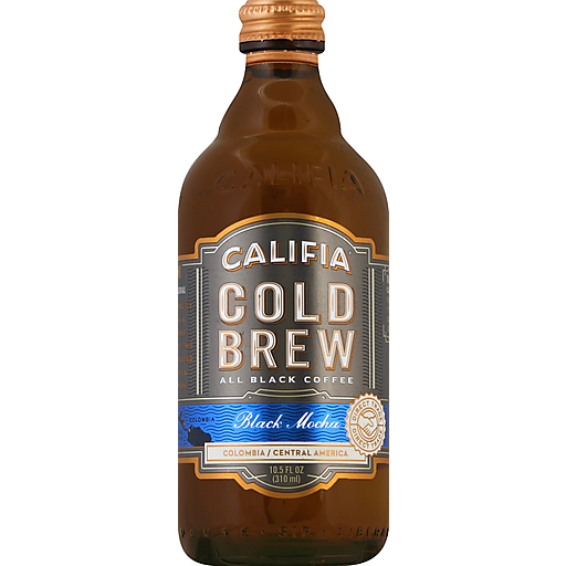 Califia, Cold Brew Black Coffee, Black Mocha