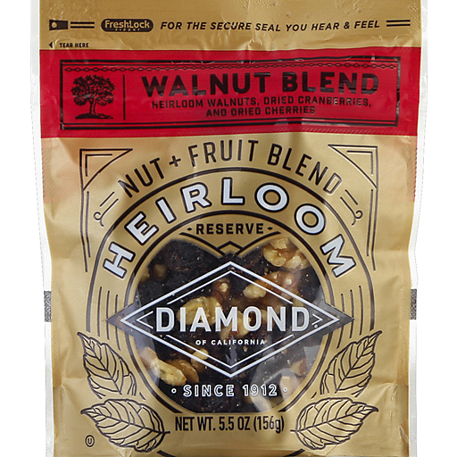 Walnut Blend Heirloom Walnuts, Dried Cherries, and Dried Cranberries, Walnut Blend