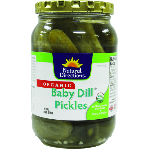 Organic Baby Dill Pickles