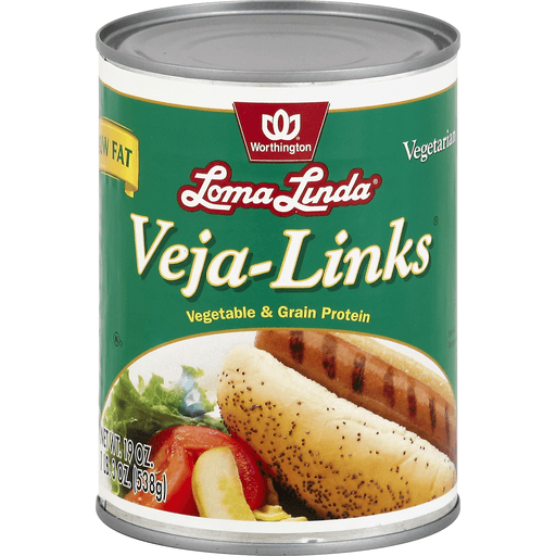 Worthington, Loma Linda, Veja-Links Vegetable & Protein Grain Links