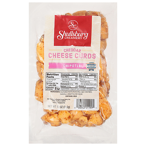 Cheddar Cheese Curd with Chipotle Peppers, Chipotle Peppers