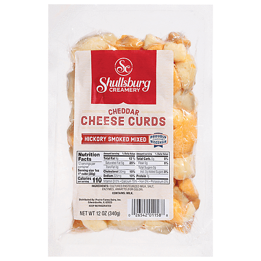 Smoked Cheddar Cheese Curd, Smoked