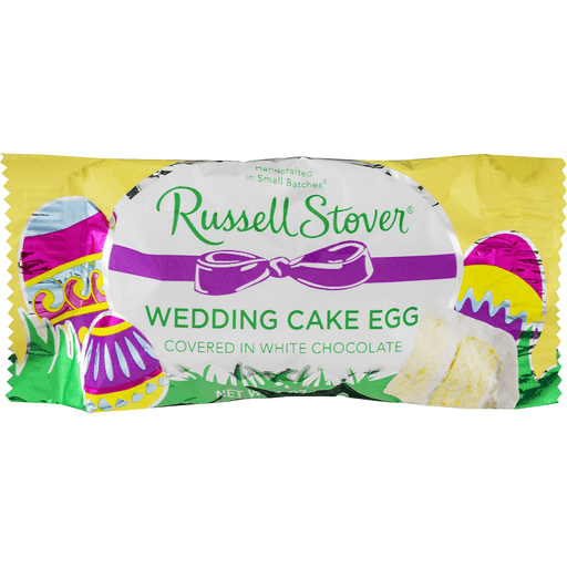 Wedding Cake Egg Covered in White Chocolate