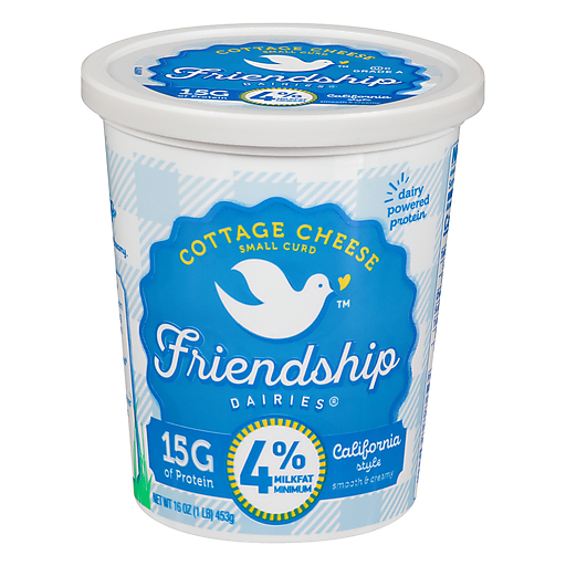 Photo of Friendship Dairies Small Curd California Style Cottage Cheese, 16 Oz