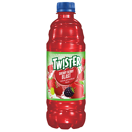 Photo of Twister Cherry Berry Blast Flavored Beverage 16.9 Fl Oz