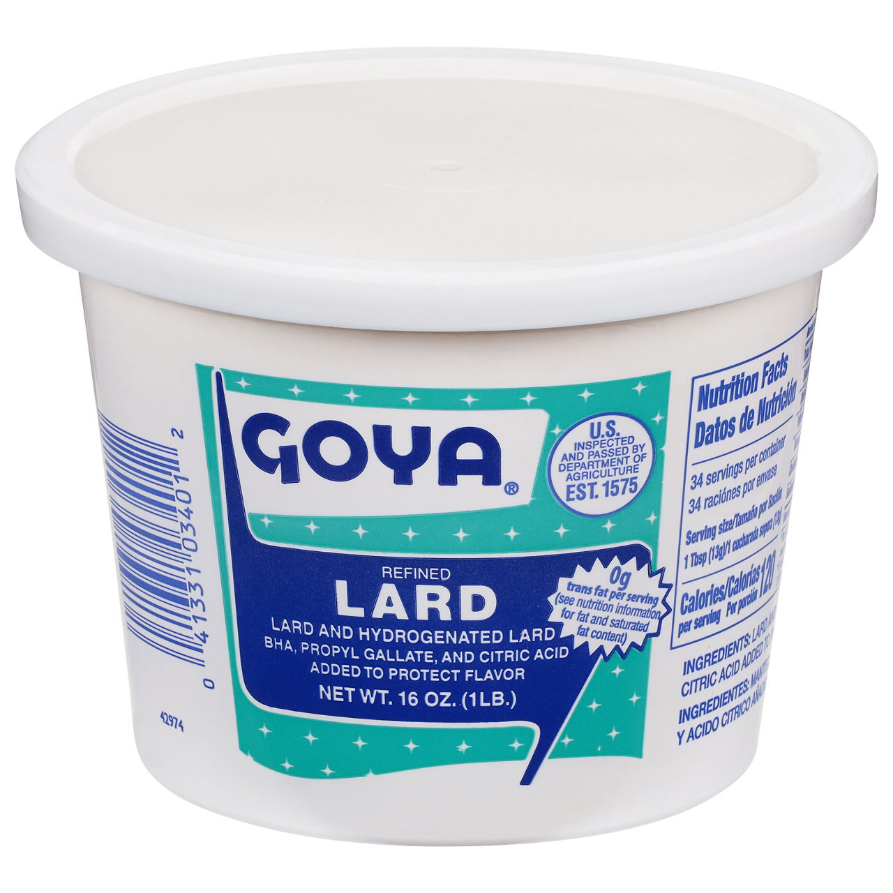 Photo of Goya Refined Lard